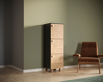 Узкий шкаф с тремя дверками "Split" SP20