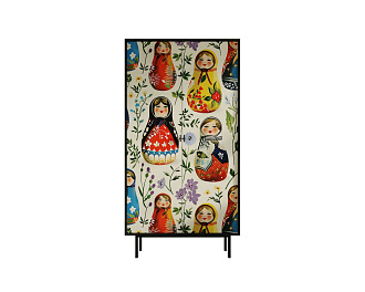 Шкаф двухдверный "Emerson" Матрешки арт EM091/Art04