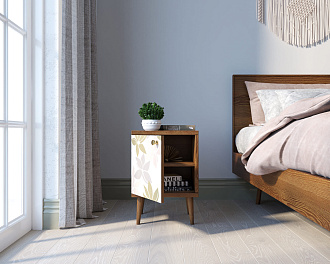 Тумбочка "Berber" с дверкой 27 принт арт BB21/Print_27