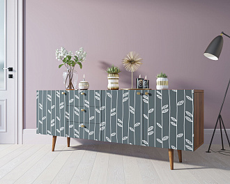 Комод "Berber" удлиненный принт 18 арт BB11/Print_18