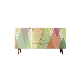 Комод "Berber" с ящиками 16 принт арт BB14/Print_16