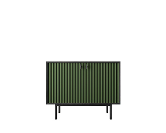 Комод с двумя дверками "Emerson" арт EM02/green/L