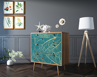Комод "Berber" три ящика 41 принт арт BB40/Print_41
