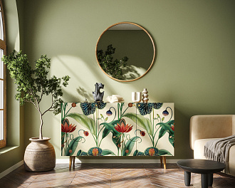 Комод "Berber" три дверки 07 принт арт BB01/Print_07