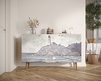 Комод с принтом 51 "Berber"  арт BB01/Print_51