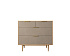 Комод с четыремя ящиками "Line" R22/beige