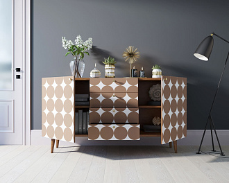 Комод "Berber" с ящиками 17 принт арт BB14/Print_17