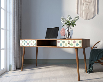 Стол рабочий "Berber" принт 24 арт BB18/Print_24