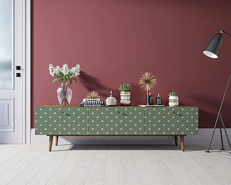 Комод "Berber" с ящиками низкий под TV принт 12 арт BB19/Print_12