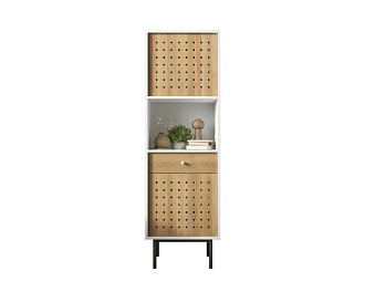 Стеллаж с ящиком и дверкой KOTO арт KT24