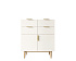 Большой комод с четырьмя ящиками и дверками "Line" LN17/GR1/beige