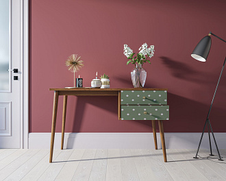 Стол рабочий "Berber" принт 12 с одной тумбой арт BB20/Print_12