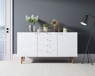 Комод "Berber" с ящиками 15 принт арт BB14/Print_15