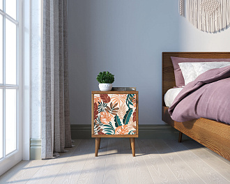 Тумбочка "Berber" с дверкой 25 принт арт BB21/Print_25