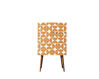 Комод на высоких ножках "Berber" 14 принт арт BB09/Print_14