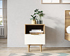 Тумбочка с нижним ящиком "Line" LN09/GR1/beige