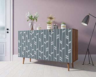 Комод "Berber" три дверки 18 принт арт BB01/Print_18