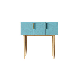 Консоль с тремя дверками "Line" LN15/GR1/blue