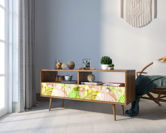 Консоль "Berber" с тремя ящиками принт 29 арт BB23/Print_29