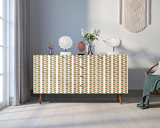 Комод "Berber" с ящиками принт 23 арт BB14/Print_23