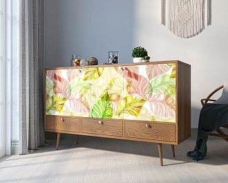 Комод "Berber" три дверки и три ящика 29 принт арт BB24/Print_29