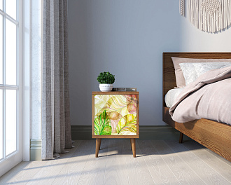 Тумбочка "Berber" с дверкой 29 принт арт BB21/Print_29