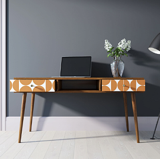 Стол рабочий "Berber" принт 14 арт BB18/Print_14