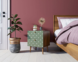 Тумбочка "Berber" с двумя ящиками 12 принт арт BB03/Print_12