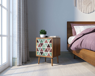 Тумбочка "Berber" с дверкой 26 принт арт BB21/Print_26