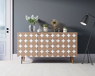 Комод "Berber" с ящиками 17 принт арт BB14/Print_17