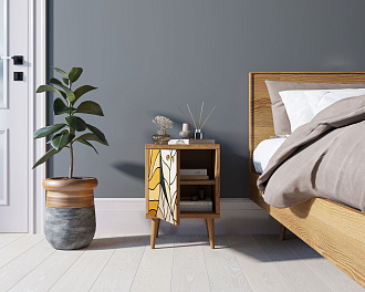 Тумбочка "Berber" с дверкой 08 принт арт BB21/Print_08