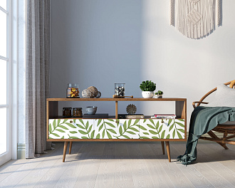 Консоль "Berber" с тремя ящиками принт 28 арт BB23/Print_28