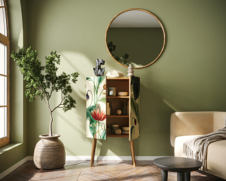 Комод на высоких ножках "Berber" принт 7 арт BB09/Print_07