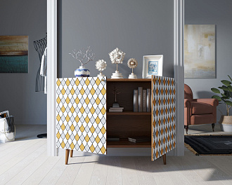 Комод "Berber" две дверки 22 принт арт BB04/Print_22