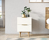 Тумбочка с двумя ящиками "Line" LN07/GR1/beige