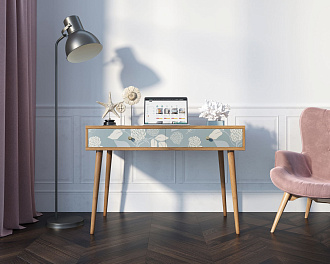 Стол рабочий "Berber" малый принт 39 арт BB32/Print_39