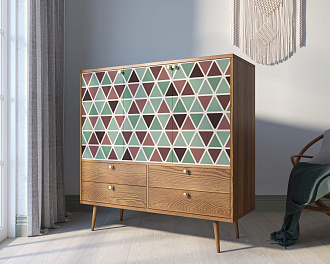 Комод "Berber" большой 26принт арт BB29/Print_26