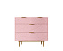 Комод с четыремя ящиками "Line" LN14/GR1/pink