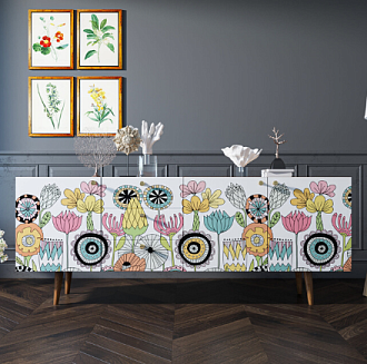 Комод "Berber" удлиненный арт BB11/Print_03