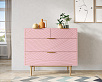 Комод с четыремя ящиками "Line" LN14/GR1/pink
