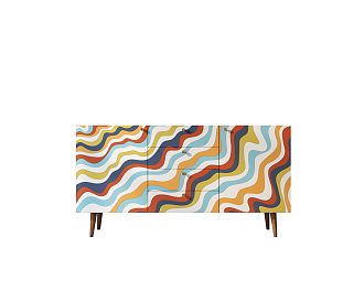 Комод "Berber" с ящиками принт 21 арт BB14/Print_21