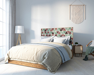 Кровать "Berber" 160 на 200 26 принт арт BB41/Print_26