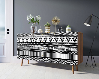 Комод "Berber" с ящиками 19 принт арт BB14/Print_19