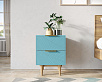 Тумбочка с двумя ящиками "Line" LN07/GR1/blue