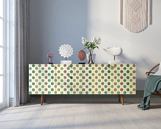 Комод "Berber" удлиненный принт 24 арт BB11/Print_24