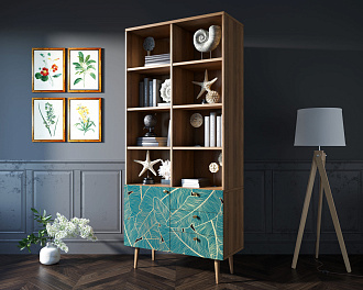 Стеллаж на комоде "Berber" принт 41 арт BB44/Print_41