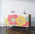 Комод "Berber" с ящиками 5 принт арт BB14/Print_05
