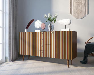 Комод "Berber" с ящиками 20 принт арт BB14/Print_20