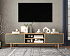 Комод "Line" с нишей низкий под TV R27/browngrey