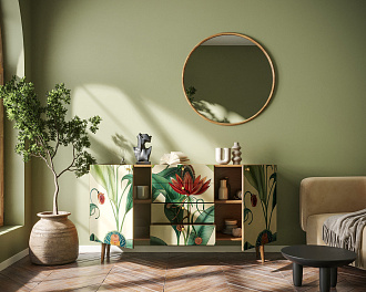 Комод "Berber" с ящиками 7 принт арт BB14/Print_07